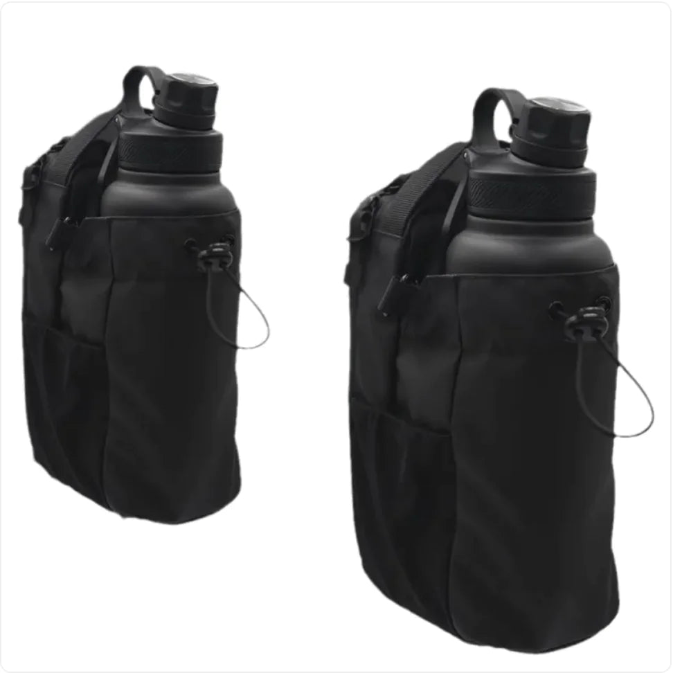 Bolsa de Gimnasio con Porta Botella Exterior