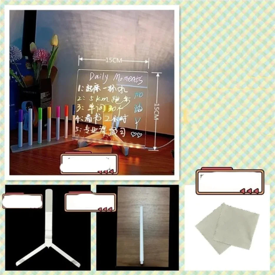 Pizarra de Escritura con Mensajes LED